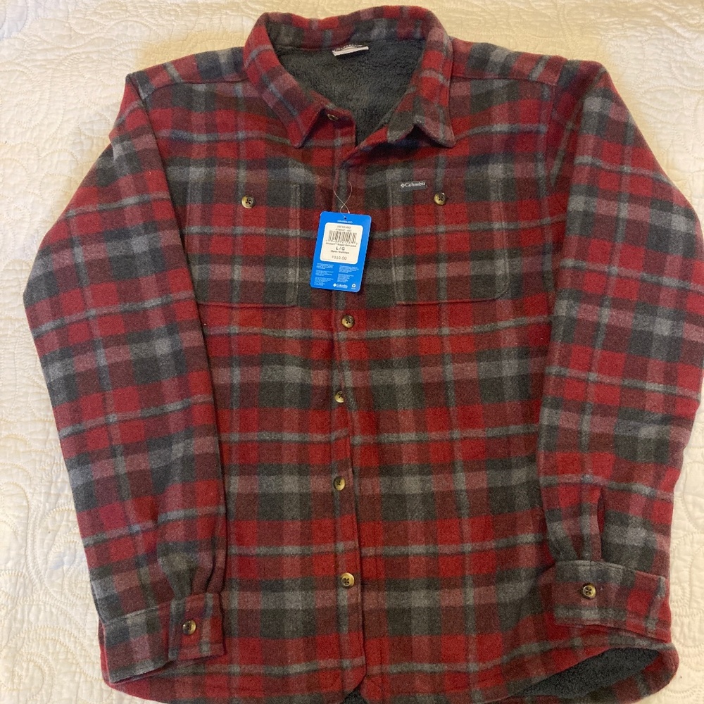 NWT Men’s Columbia Rugged Shirt Jacket